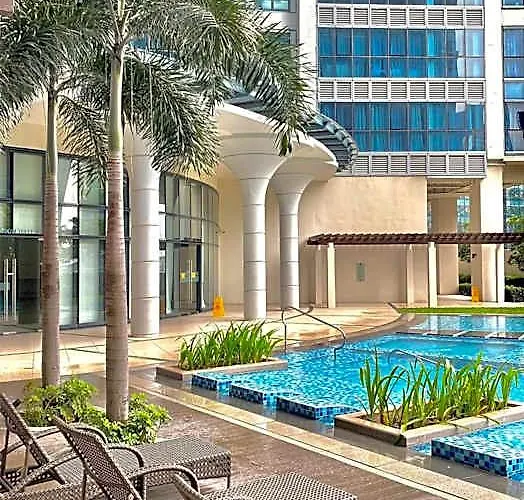Lovely 1 Bedroom View In Uptown Bgc 마닐라